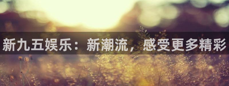 今天足球比赛500网：新九五娱乐：新潮流，感受更多精彩