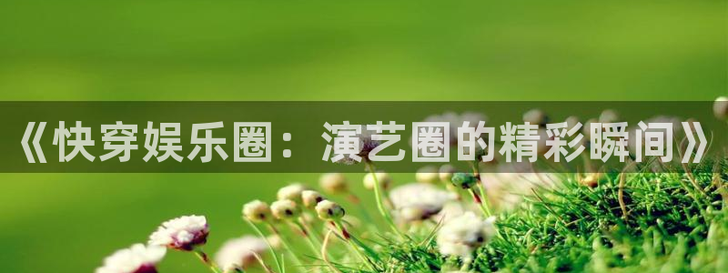 足球比赛结果500网直播：《快穿娱乐圈：演艺圈的精彩瞬间》