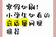 十天能刷完网课吗小学生(刷网课一天不能超过二十集吗)